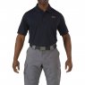 Поло 5.11 Tactical PINNACLE SHORT SLEEVE цвет Dark Navy (724) RANGE RED (477)